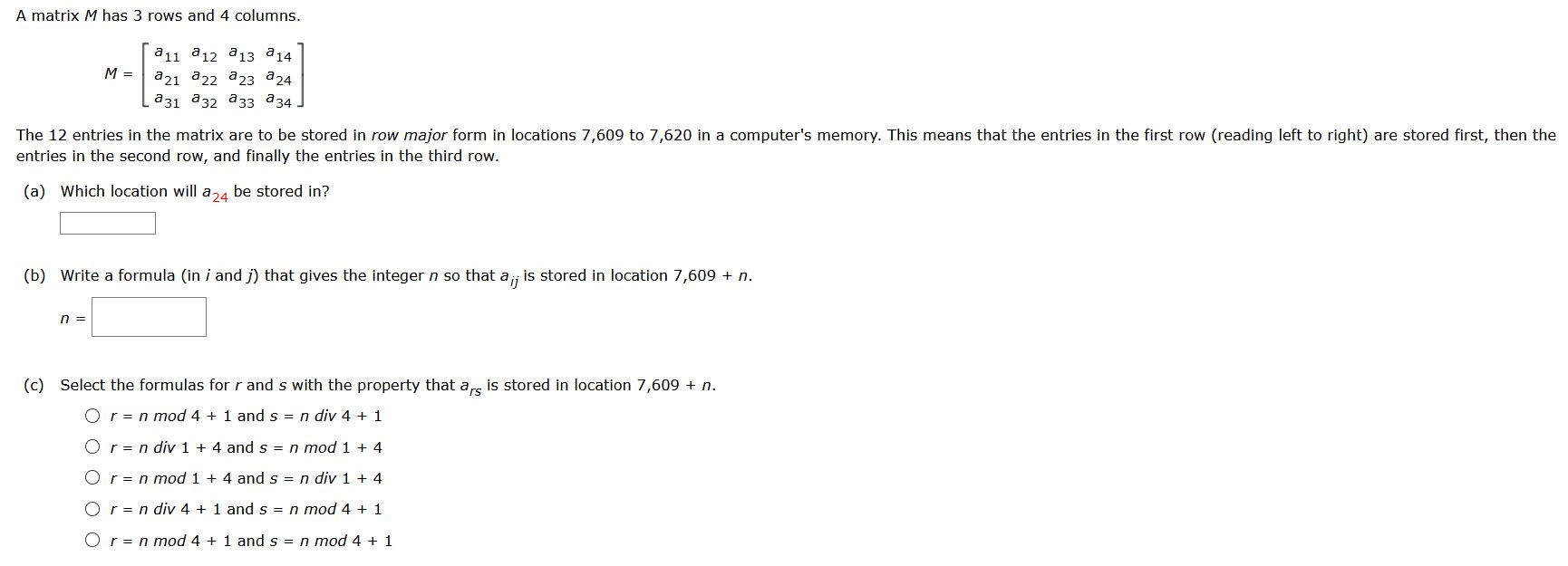 Solved Suppose B Is Any Integer If B Mod 12 5 What Is Chegg Com