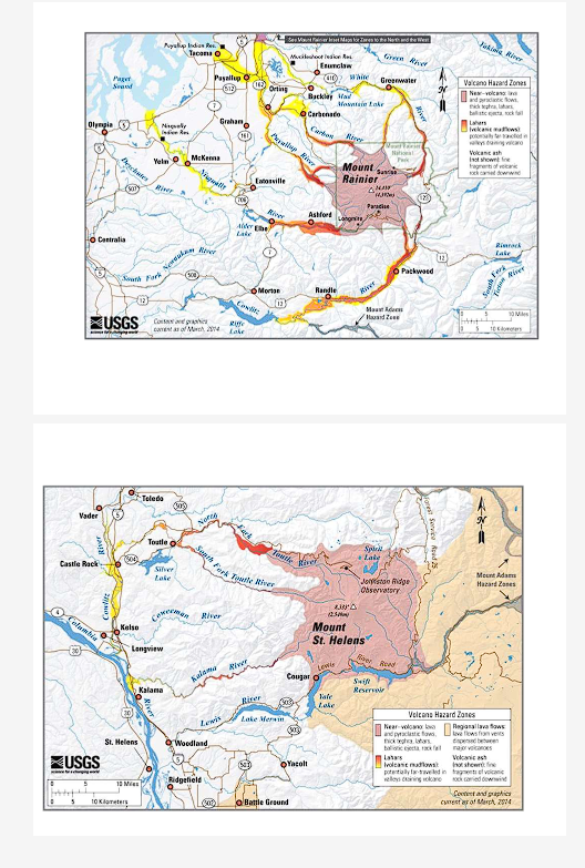 Solved Which Volcano is the Most Hazardous? Mt. St. Helens | Chegg.com