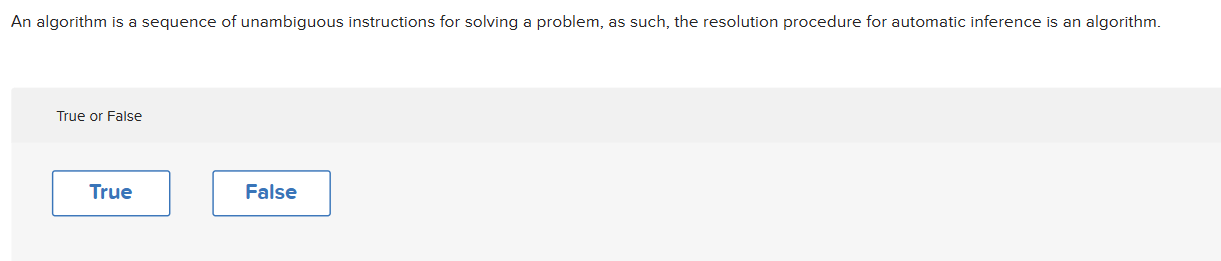 Solved An algorithm is a sequence of unambiguous | Chegg.com