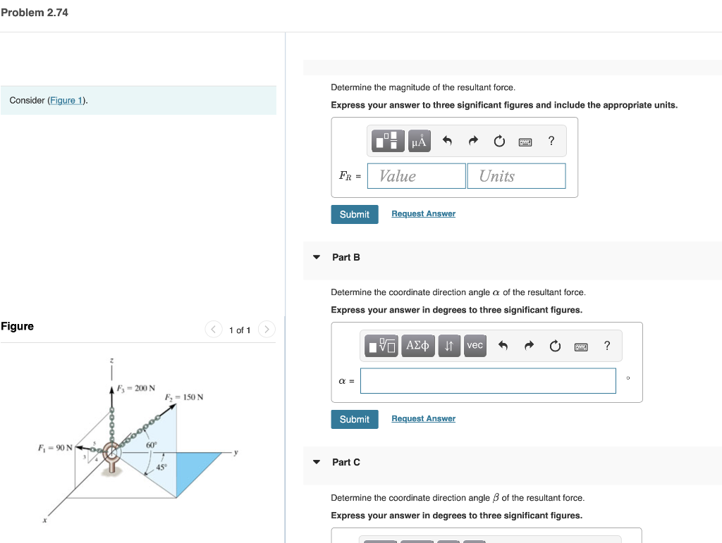 Solved Determine The Magnitude Of The Resultant Force