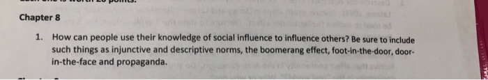 Solved Chapter 8 How Can People Use Their Knowledge Of So