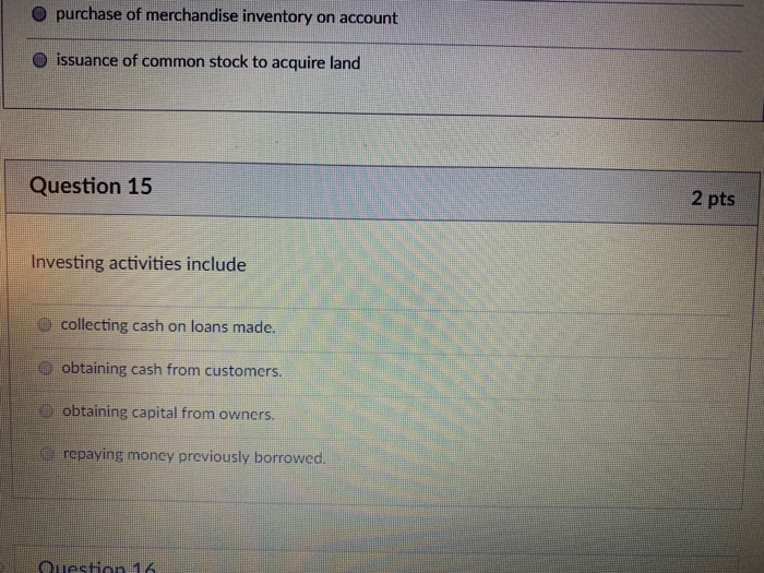 Solved Question 11 2 pts Which of the following concepts of | Chegg.com