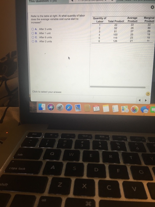 Solved This Question: pts Refer to the table at right. At | Chegg.com
