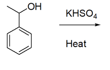 Solved ОН KHSO4 Heat | Chegg.com