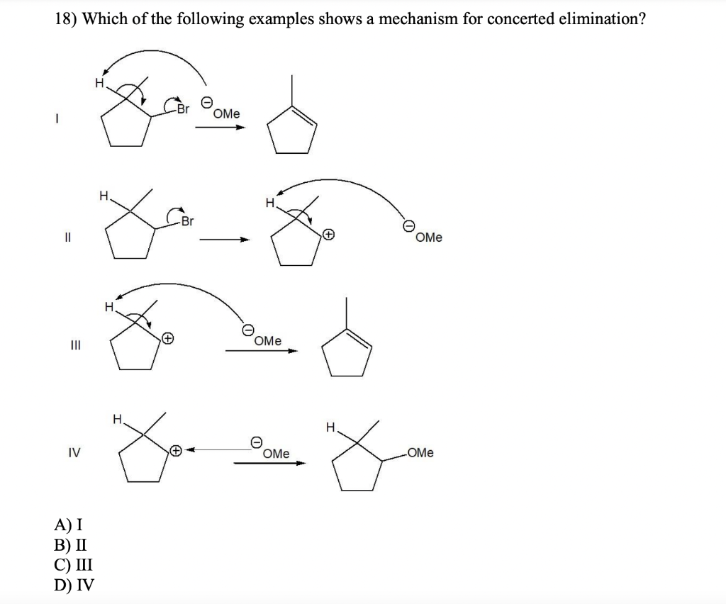Solved 18) Which of the following examples shows a mechanism | Chegg.com