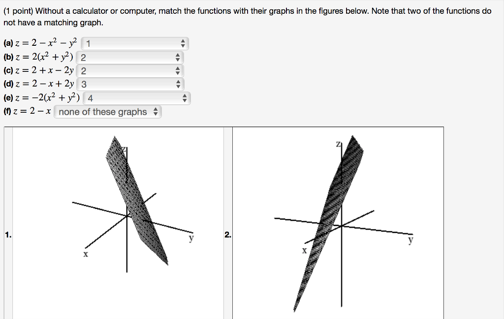 solved-1-point-without-a-calculator-or-computer-match-the-chegg