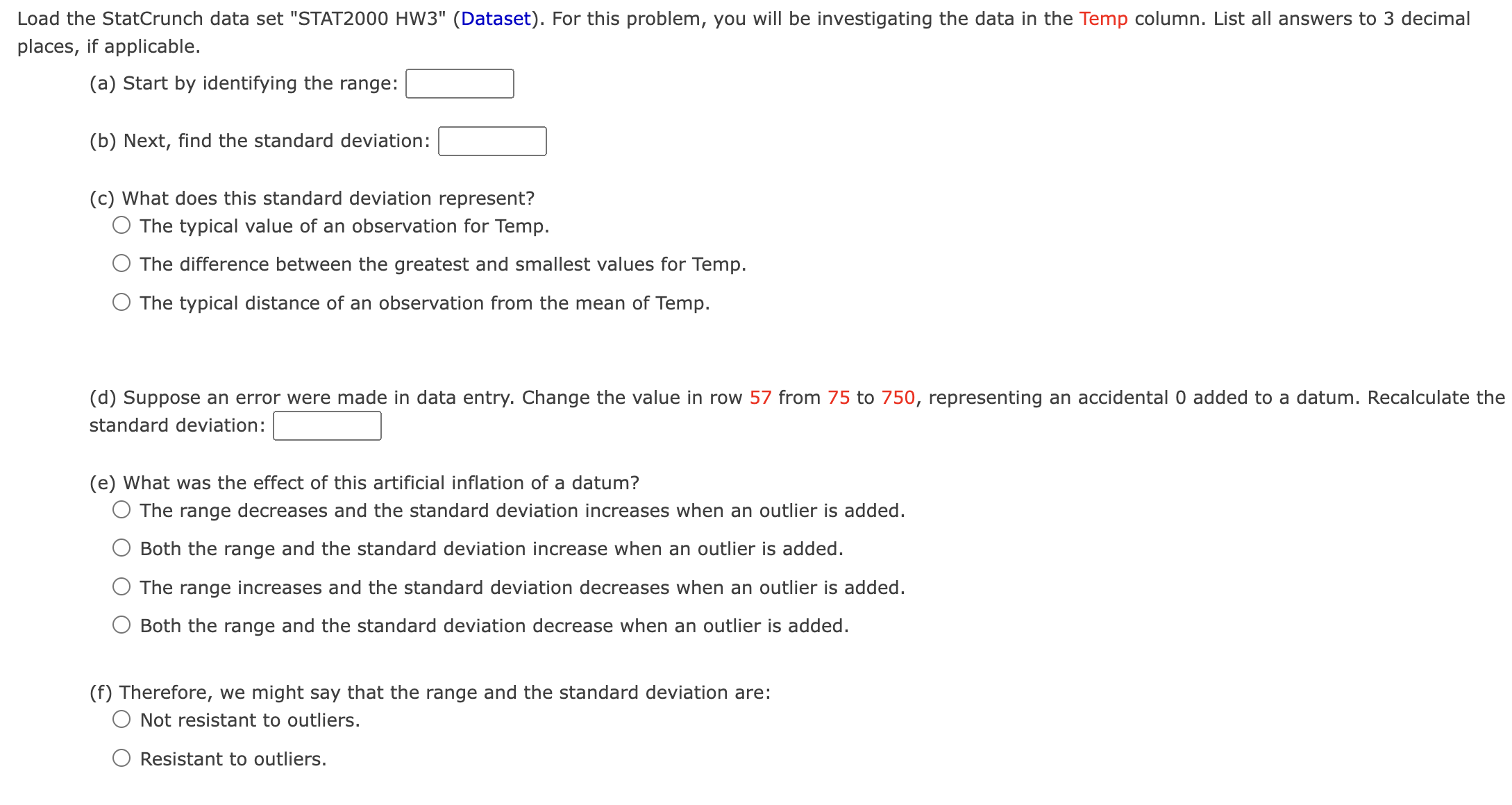 ad the StatCrunch data set