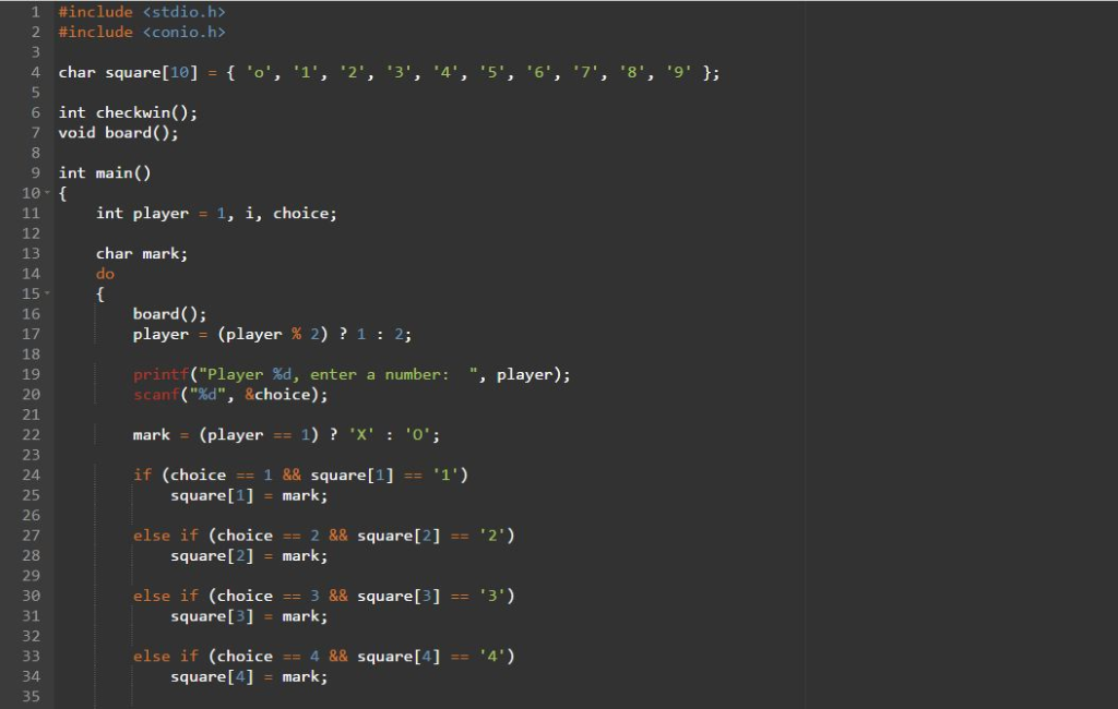 Solved Create Basic Tic Tac Toe Game Written C Code C Code Able Create Gba File Using Devkit Run Q