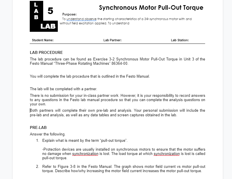 solved-synchronous-motor-pull-out-torque-purpose-to-chegg