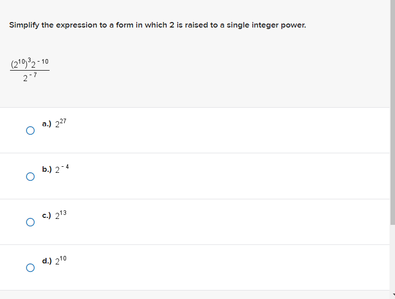 1 7 to the power of 2 in simplest form