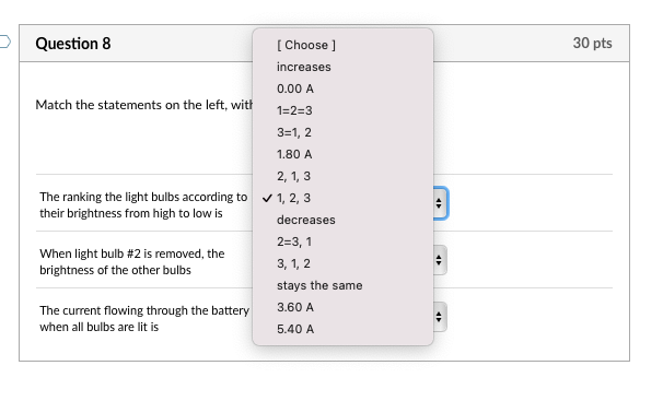Solved Three identical light bulbs are connected in a | Chegg.com