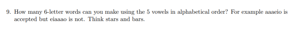 Solved 9 How Many 6 letter Words Can You Make Using The 5 Chegg