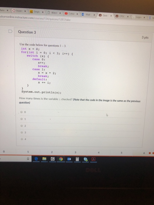 Solved Question 1 Use the code below for questions 1-3 int x | Chegg.com