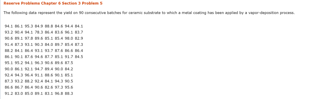 Solved Reserve Problems Chapter 6 Section 3 Problem 5 The