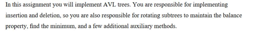 solved-in-this-assignment-you-will-implement-avl-trees-you-chegg