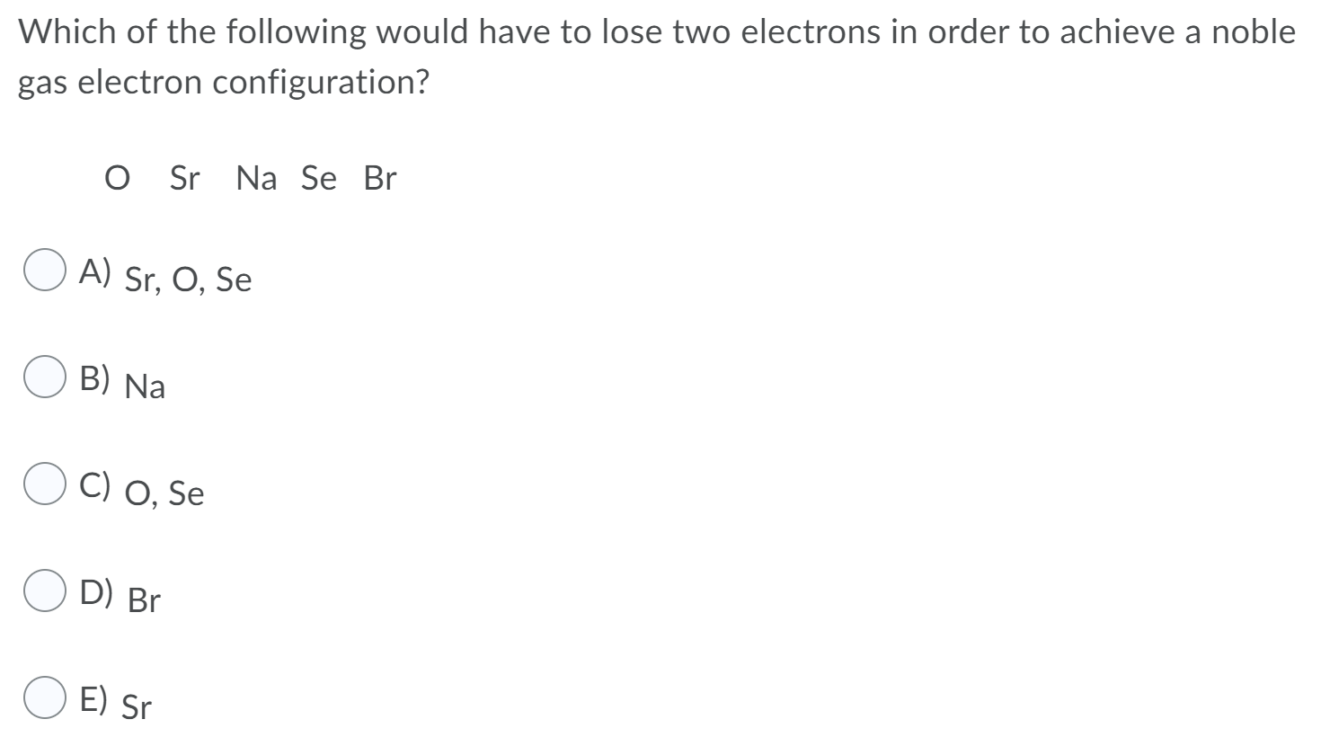 Solved Which Of The Following Would Have To Lose Two Chegg
