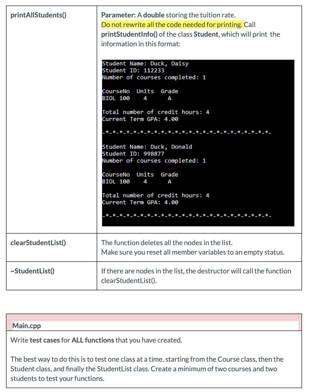 Solved In C++ pleaseFor this part of the project, you will | Chegg.com