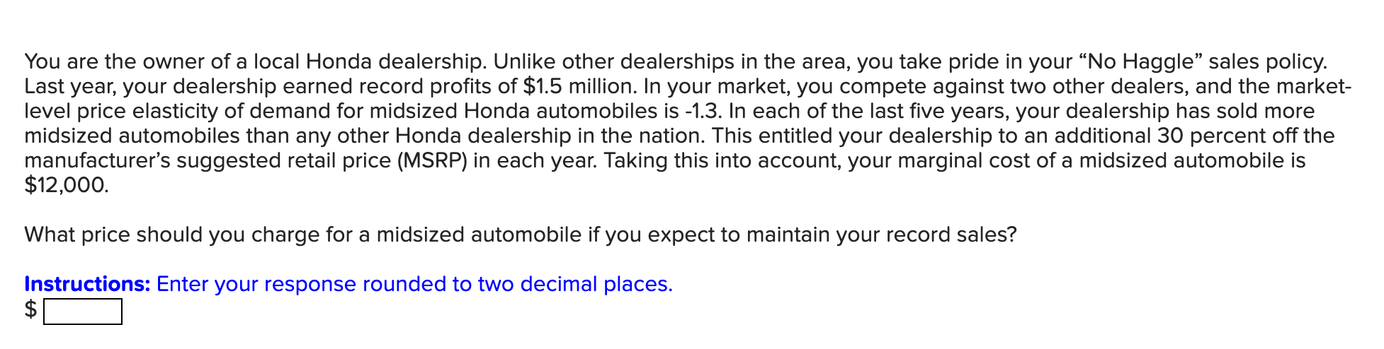 honda 2 wheeler dealership cost