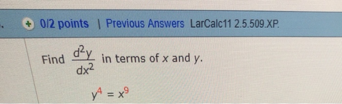 solved-find-d2y-dx2-in-terms-of-x-and-y-y-4-chegg