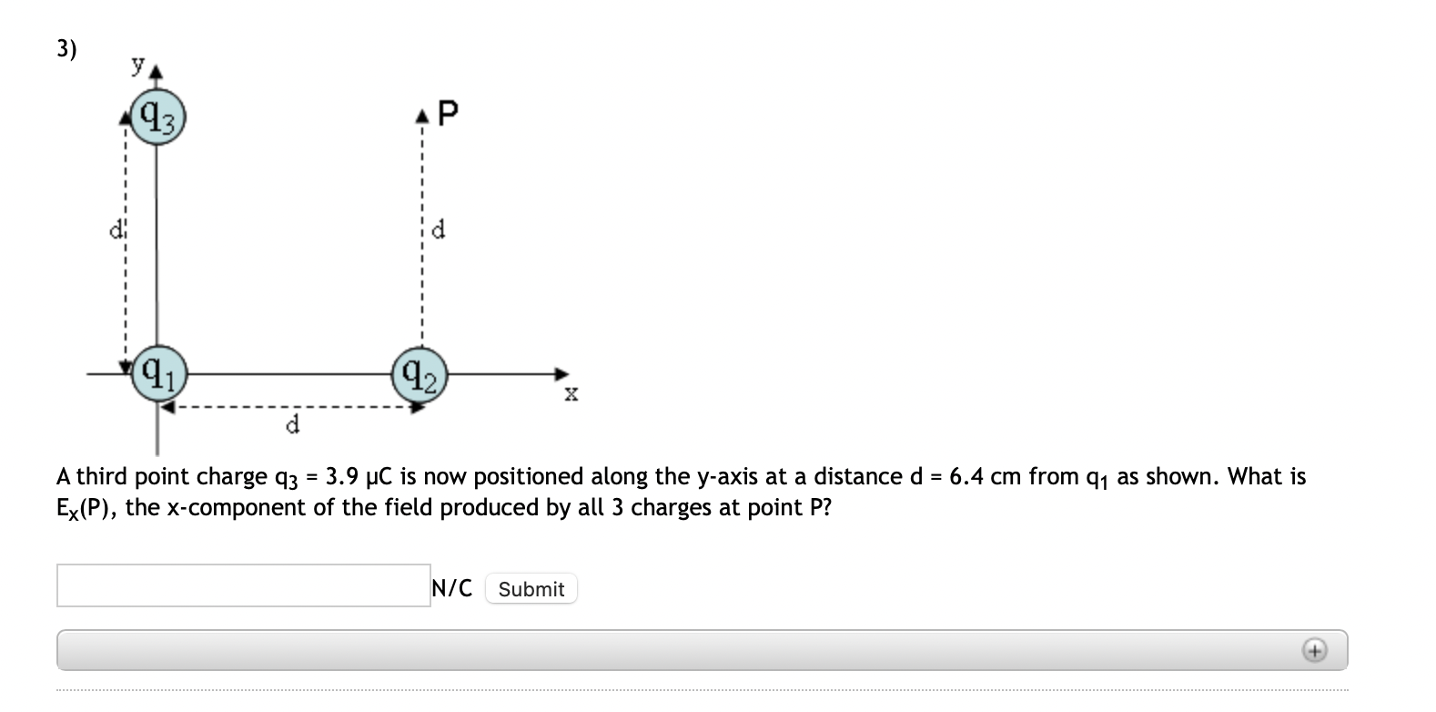 Solved Two Point Charges Q1−38μc And Q268μc Are Fixed 5297