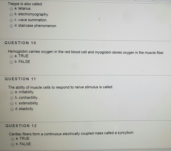 Solved Treppe Is Also Called O A Tetanus O B Chegg