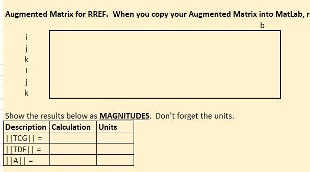 Solved Augmented Matrix for RREF. When you copy your | Chegg.com