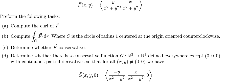 Solved F(x,y)= x2+y2−y,x2+y2x Preform the following tasks: | Chegg.com