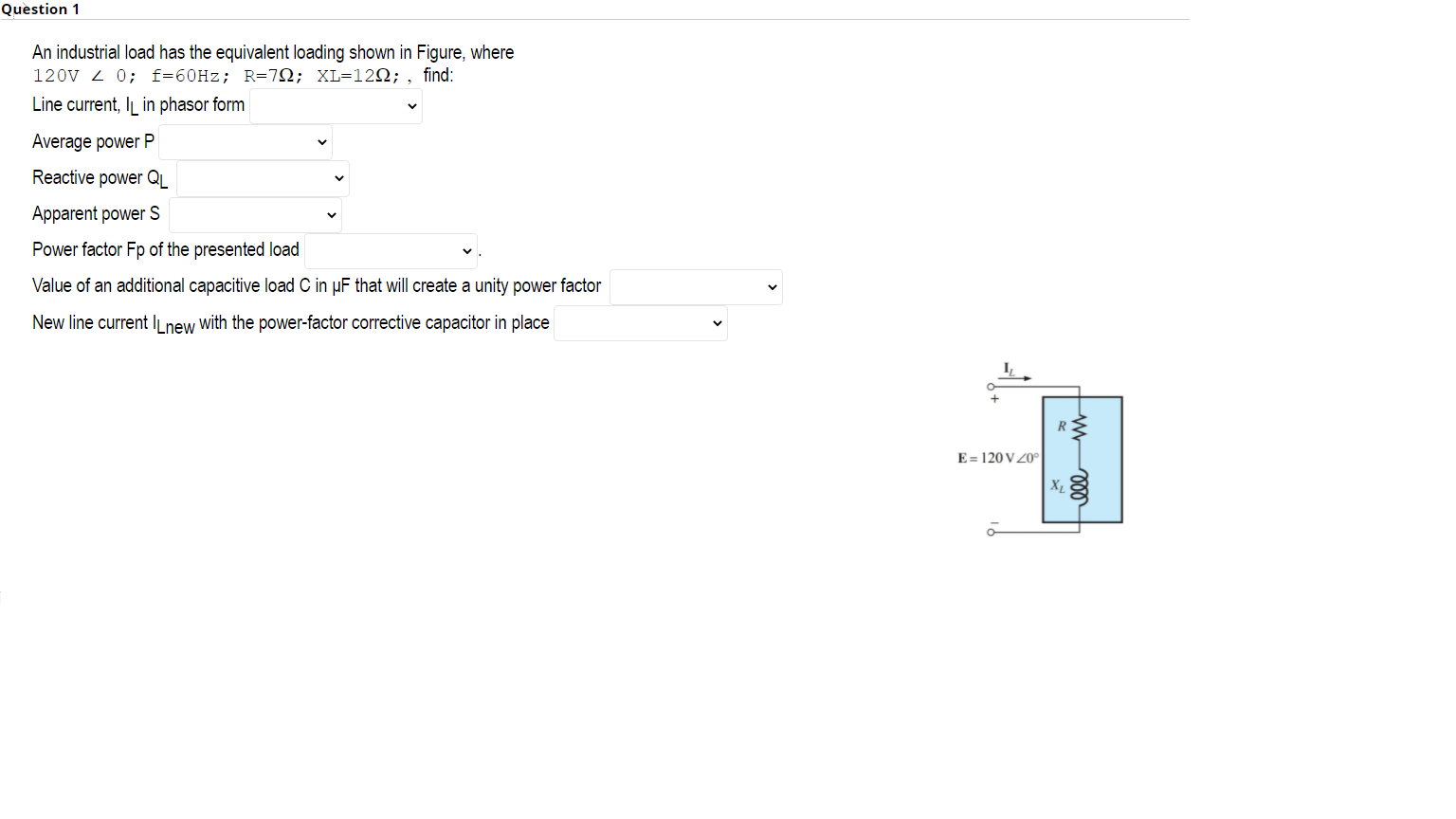 Solved How Do I Resolve This Problem? An Industrial Load | Chegg.com