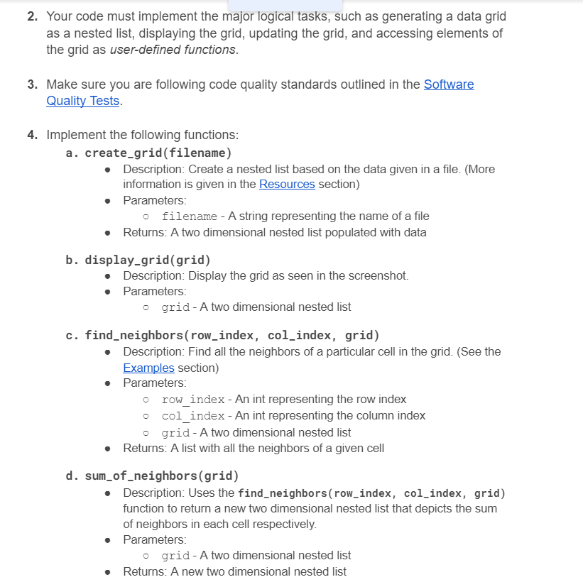Solved Short Description You will be implementing a simple | Chegg.com