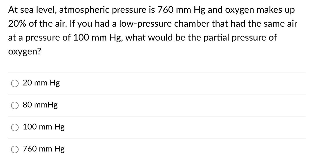 Atmospheric pressure is 2025 760 mm hg