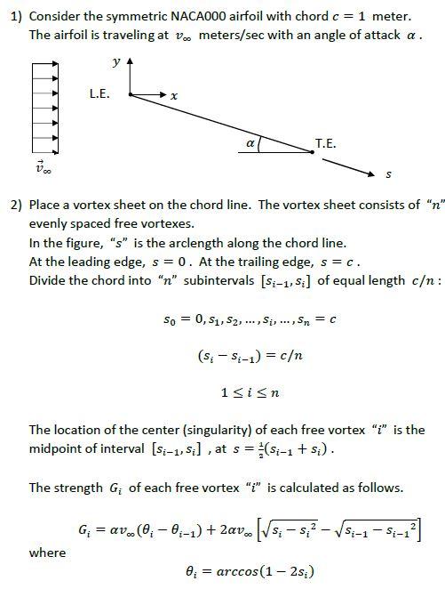 Consider A Vortex Sheet With N Free Vortexes Th Chegg Com