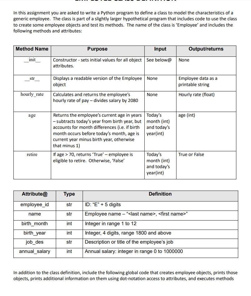Solved In this assignment you are asked to write a Python | Chegg.com
