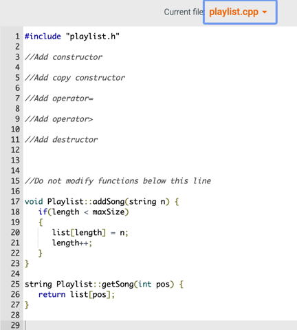 Solved In this exercise, you will have to complete the class | Chegg.com