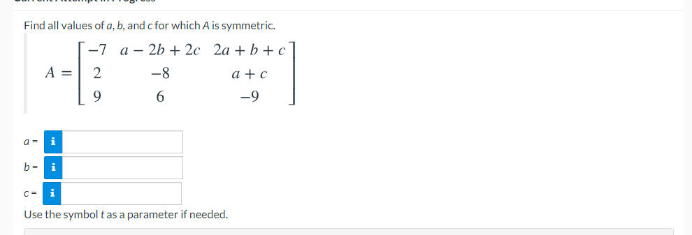 Solved Find All Values Of A, B, And For Which A Is | Chegg.com