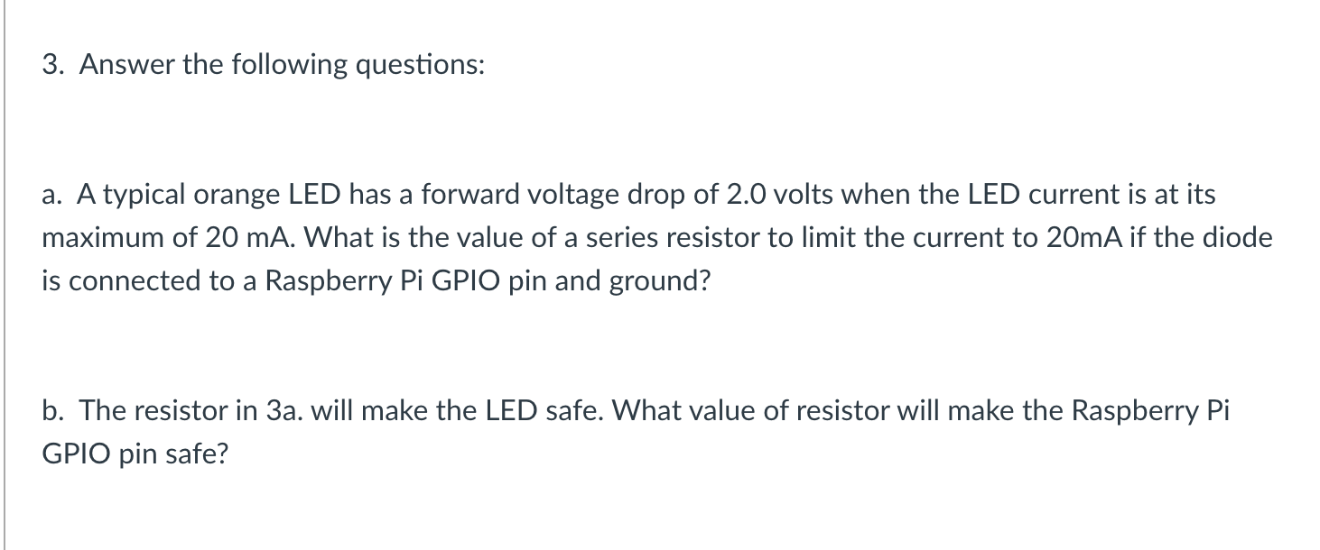 Solved 3. Answer the following questions: a. A typical | Chegg.com