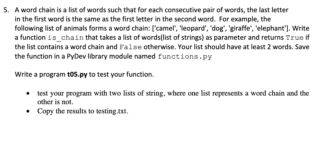 solved-5-a-word-chain-is-a-list-of-words-such-that-for-each-chegg