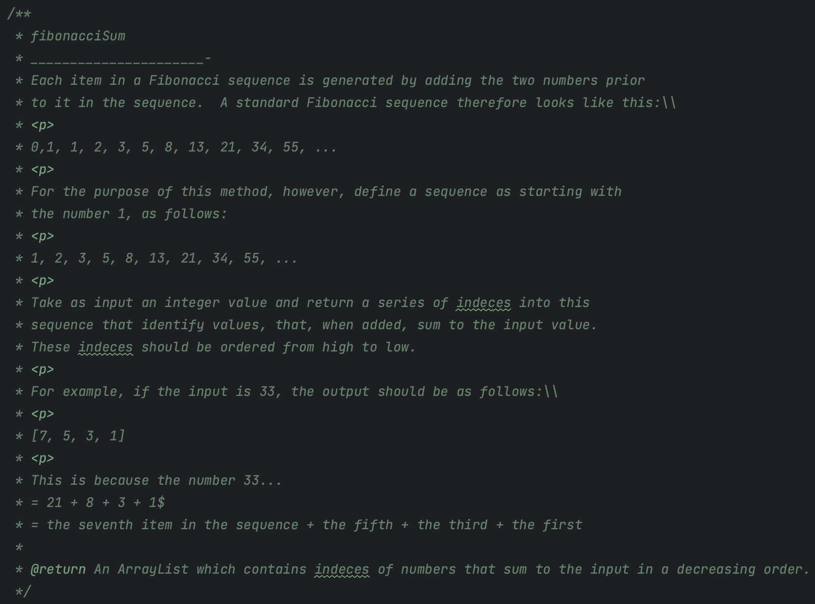 Solved Please code in Java. Note that the highest index | Chegg.com