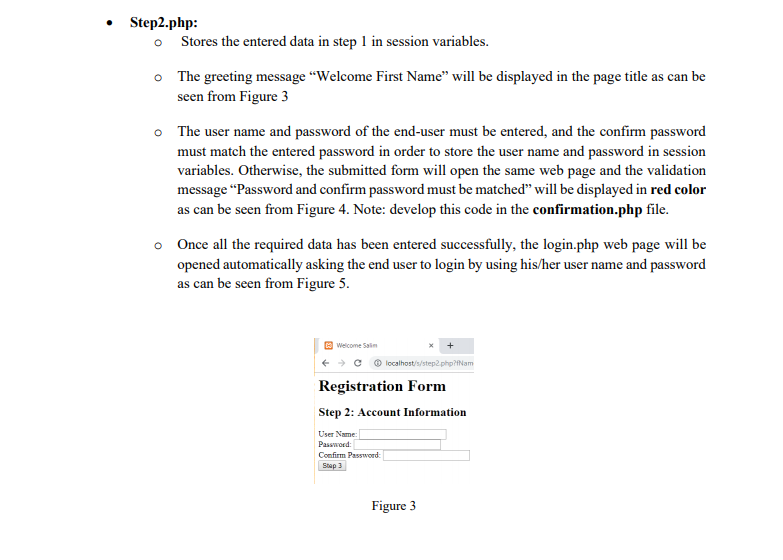Solved PHP Session Variables Lab Objectives: This lab will | Chegg.com