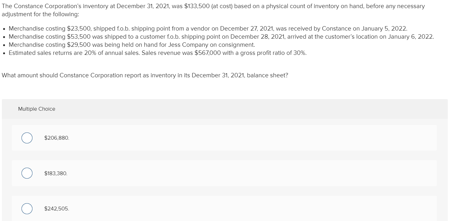 solved-the-constance-corporation-s-inventory-at-december-31-chegg