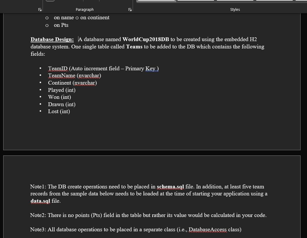 Solved Description You are going to develop a simple but | Chegg.com