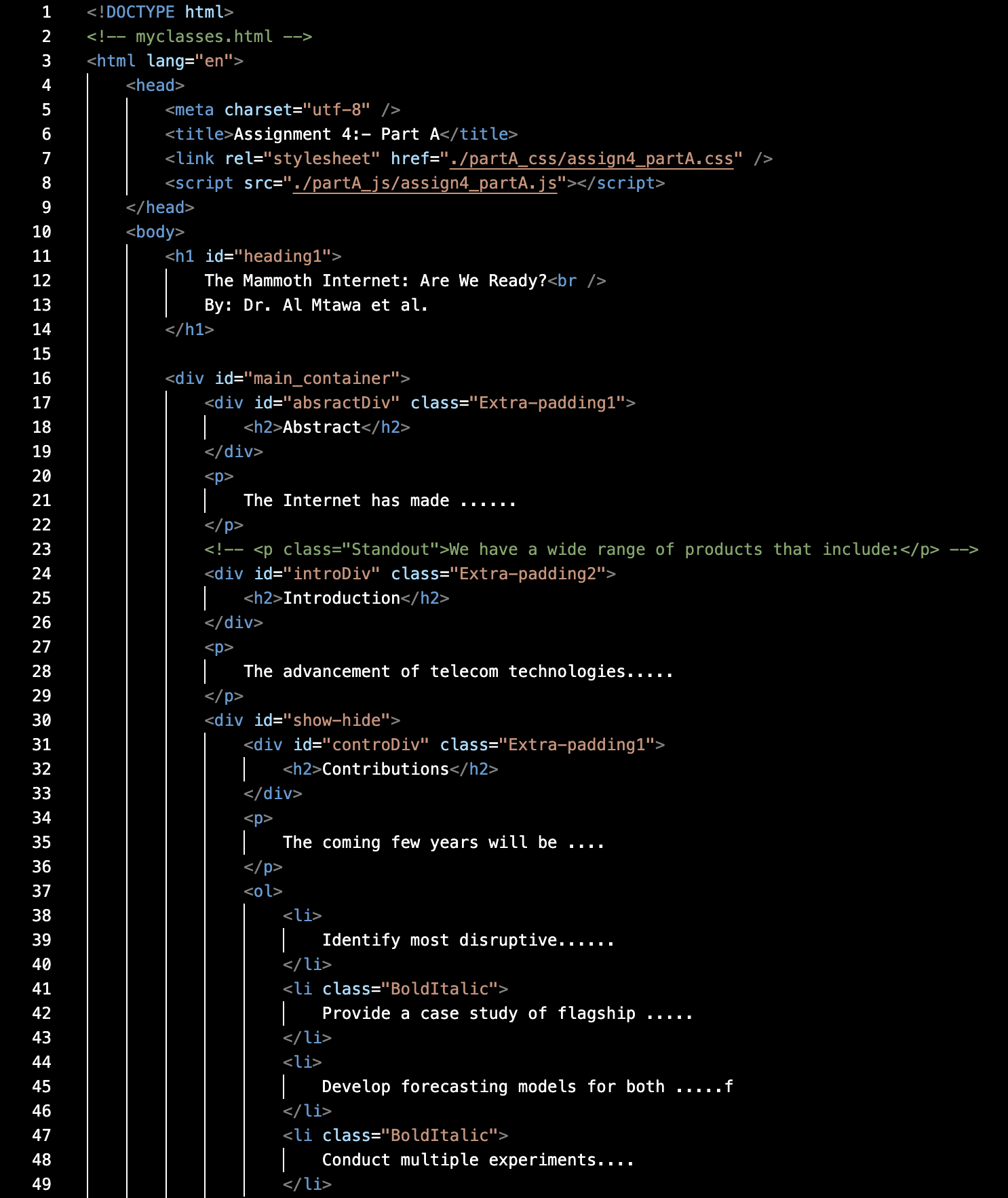 Solved Read the instructions and add the codes in the | Chegg.com
