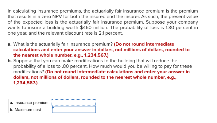 calculating insurance reimbursement assignment