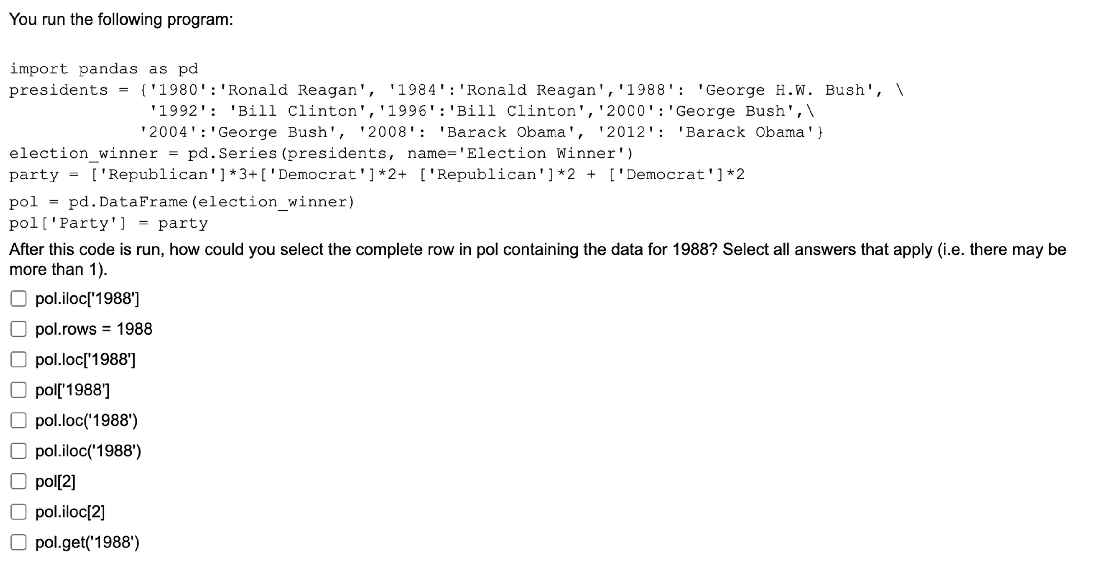 Solved The answer could be single or multiple. | Chegg.com