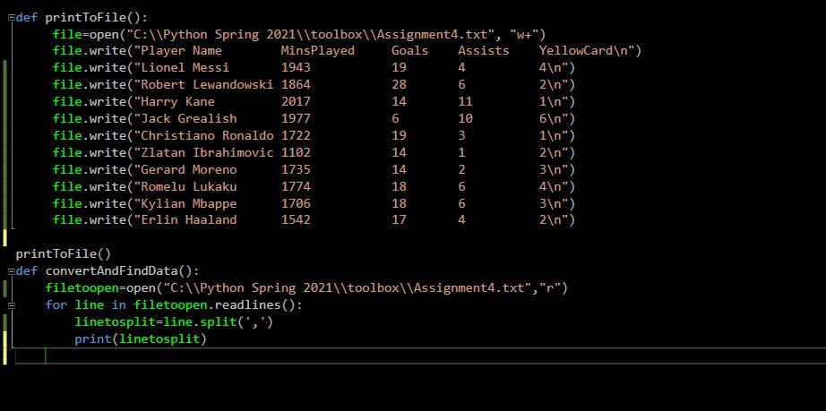 Solved 4 4 Create a python program to do the following: 1. | Chegg.com