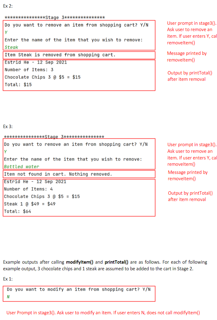 Solved Need Answers to Stage 3 and 4 ASAP. They code for | Chegg.com