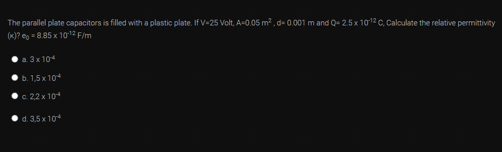 Solved The parallel plate capacitors is filled with a | Chegg.com