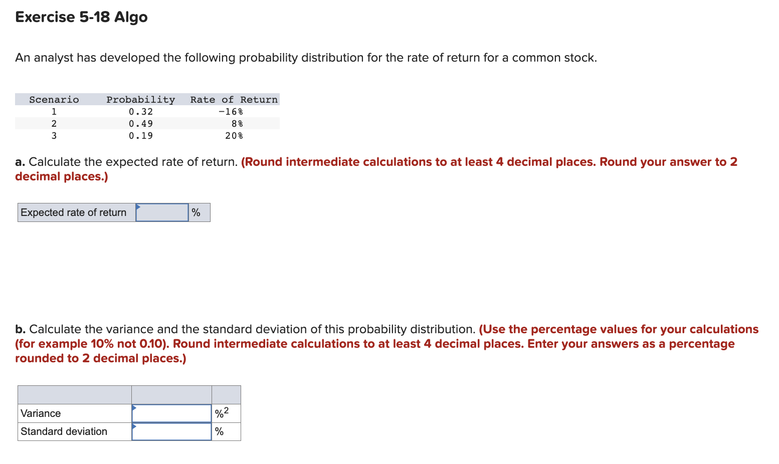 Solved An Analyst Has Developed The Following Probability | Chegg.com