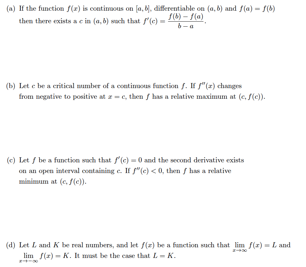 Solved (a) If the function f(x) is continuous on (a,b], | Chegg.com