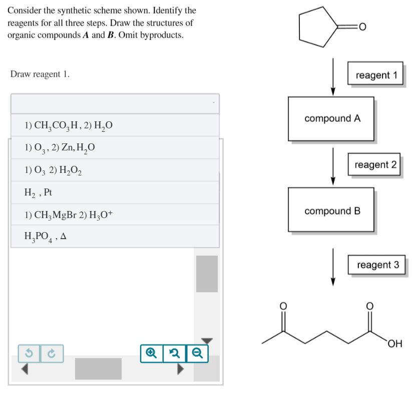 Solved Consider The Synthetic Scheme Shown. Identify The | Chegg.com