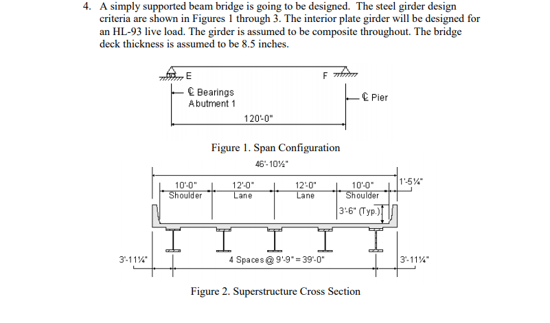 Solved Problem 6: The AASHTO HL-93 design truck is a 3-axle